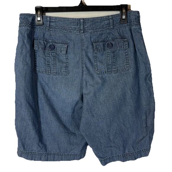 CHARTER CLUB Denim Shorts 10P Vintage Cotton Classic Fit Waist 34" Jeans Jorts - Picture 5 of 8